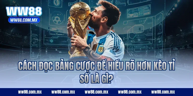 Cách đọc bảng cược để hiểu rõ hơn kèo tỉ số là gì?