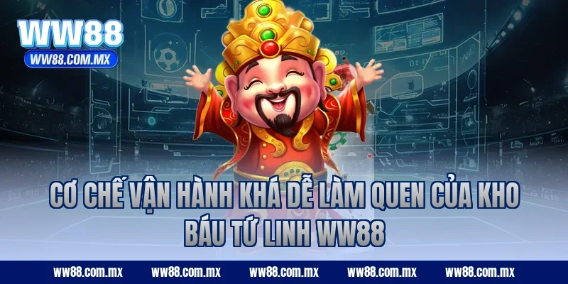 Cơ chế vận hành khá dễ làm quen của Kho Báu Tứ Linh WW88